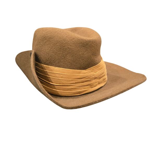 L.L.Bean Vintage 100% Wool Australian Military Forces Slouch Hat Made In England - Picture 1 of 11